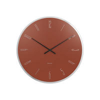 WANDUHR Mirror Numbers Ø40 cm - Braun, Glas (40/40/2.3cm) - Karlsson