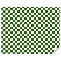 KINDERTAPETE - Schachbrett - Muster - Grün - 280x220 cm - Grün, Papier (280/220cm) - OnlyWow