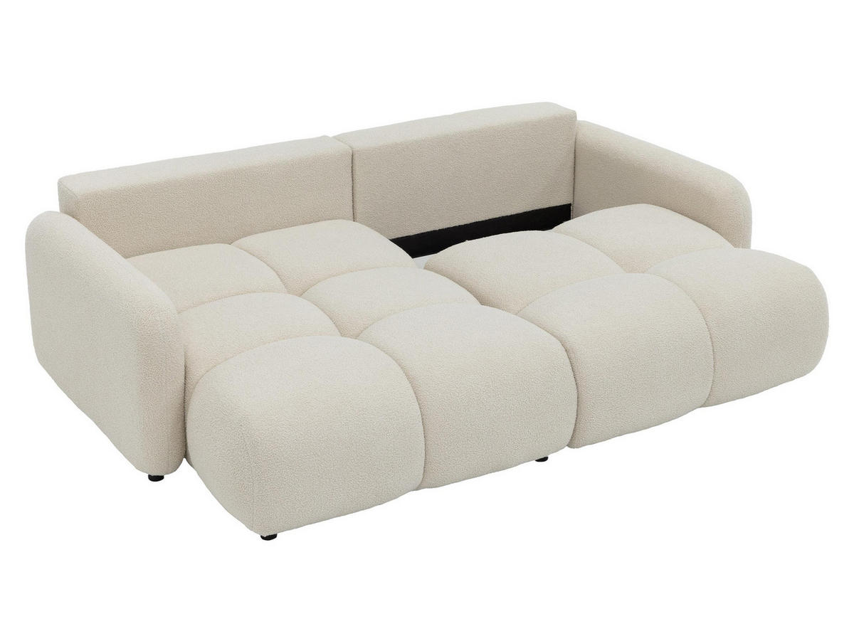 ECKSOFA Sandy - Schwarz/Naturfarben, Holz/Kunststoff (238/165cm) - MIRJAN24