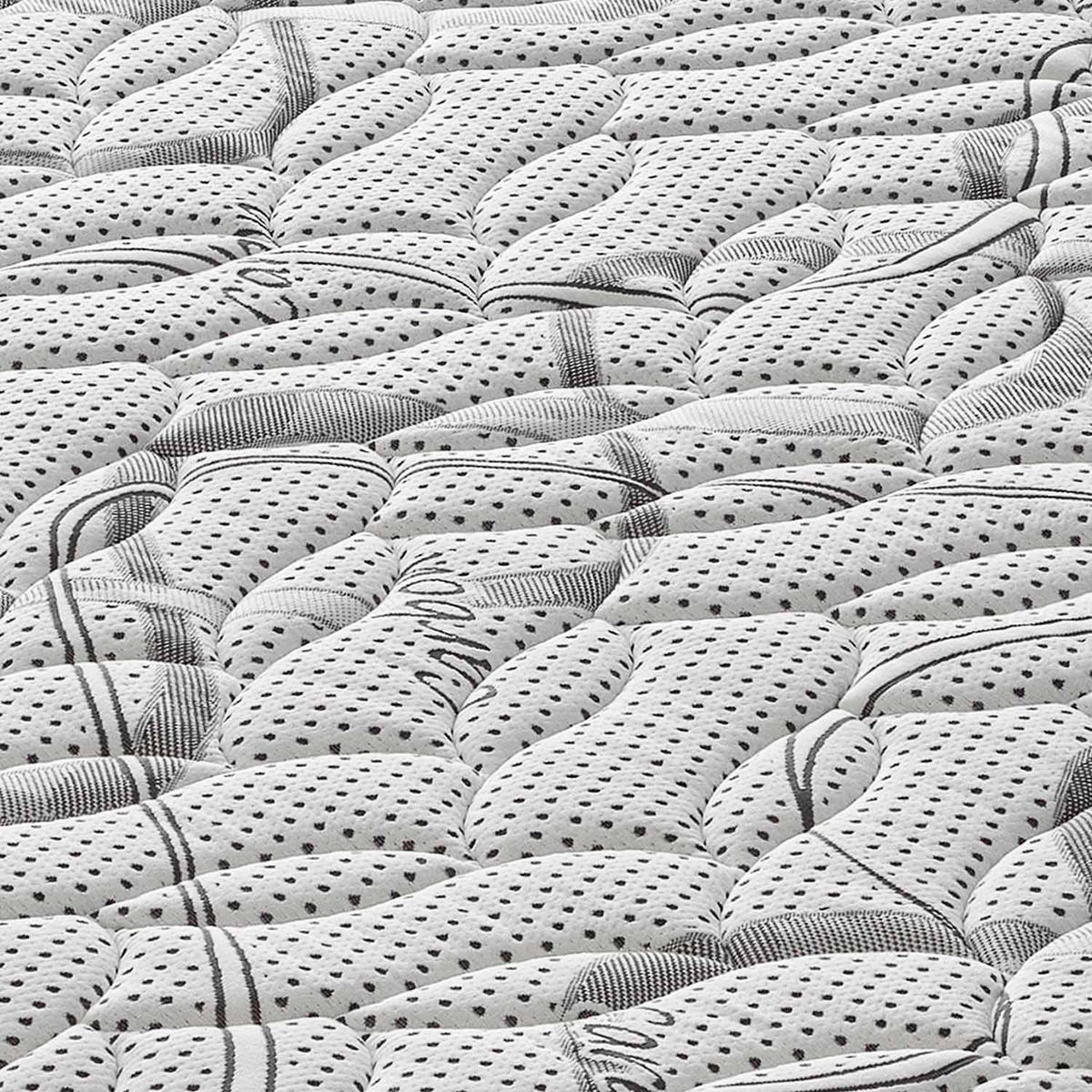 MATRATZE 200x200, Höhe 30 cm, Kaltschaum H4, DELUXE - Weiß, Textil (200/200cm) - iLoveSleep