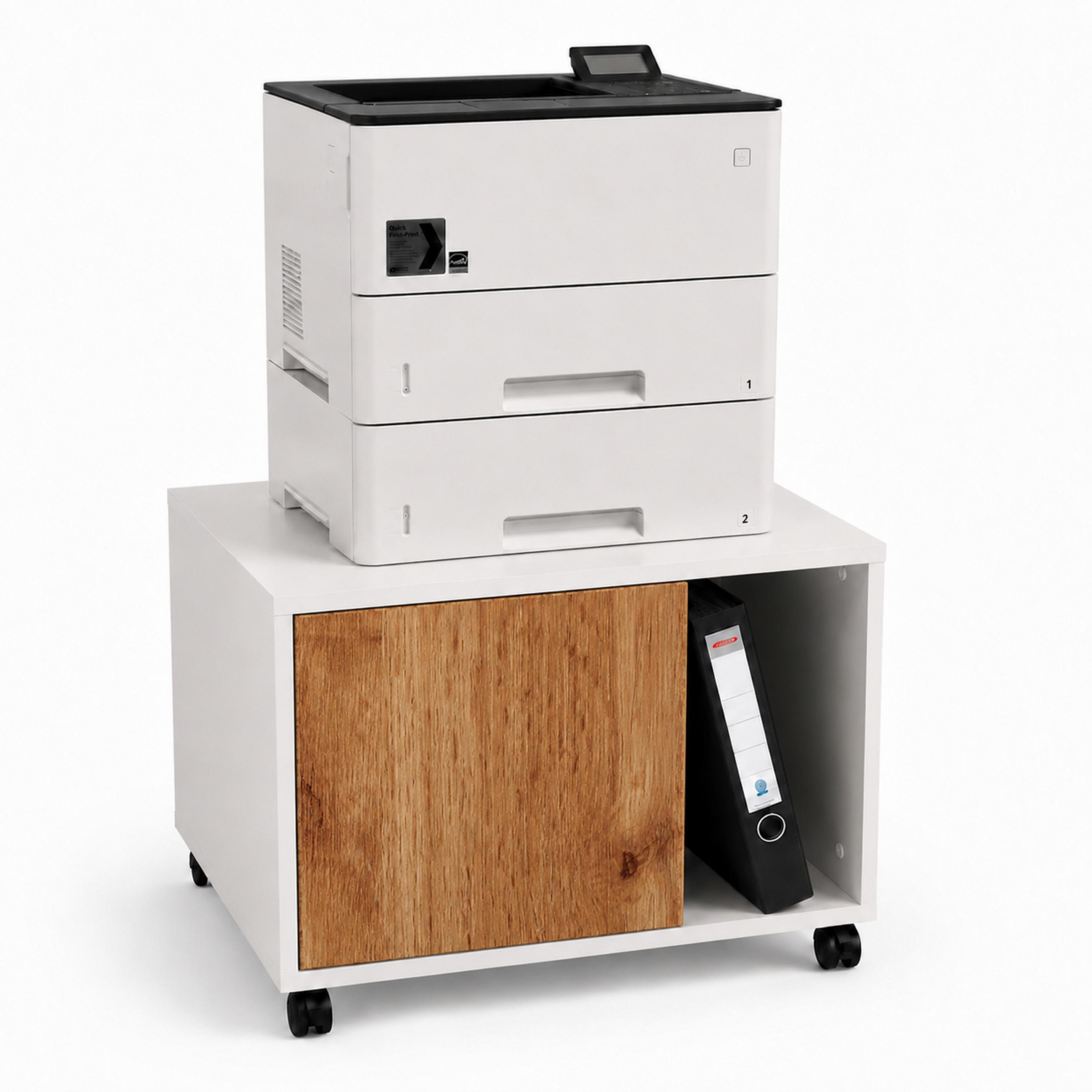 DRUCKERSCHRANK Amira Eiche Wotan 43/57/52 cm - Eiche Wotan, Holzwerkstoff (57.5/43.5/52cm) - SIMPLYFURN