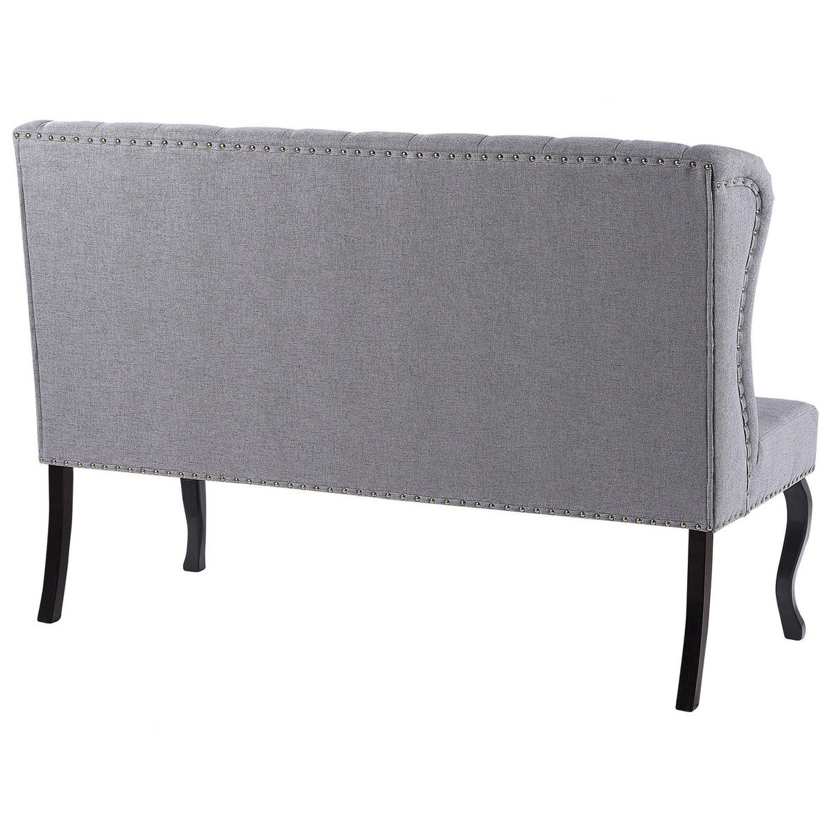 2-SITZER-KÜCHENSOFA Polsterbezug Dunkelgrau Torsby - Dunkelgrau, Textil (154/106/63cm) - Beliani