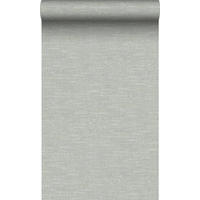 TAPETE Leinen-Optik 53 cm x 10.05 m - Grau, Papier (53/1000cm) - Origin Wallcoverings
