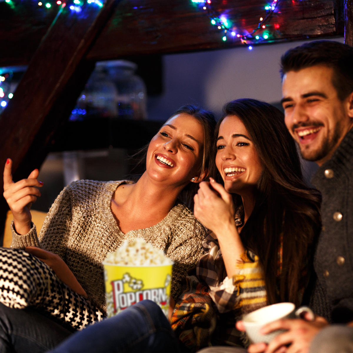 6xPOPCORNEIMER - Multicolor, Kunststoff (18/17.5/18cm) - Relaxdays