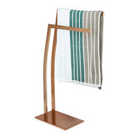 HANDTUCHHALTER - Kupferfarben, Metall (32/80/20cm) - Relaxdays