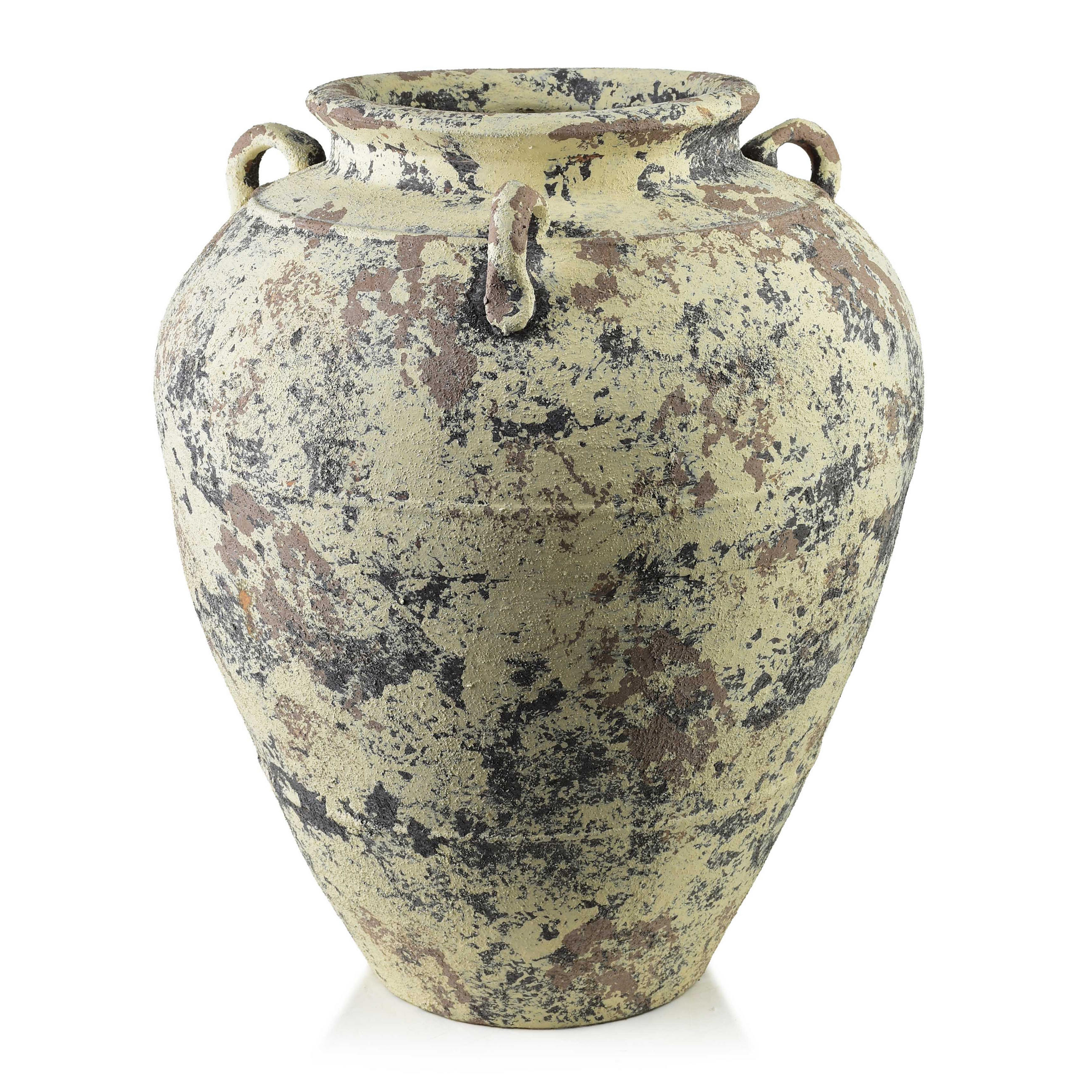 VASE EVRO Beige-Grau Keramik - Beige, Keramik (53cm) - Mondex