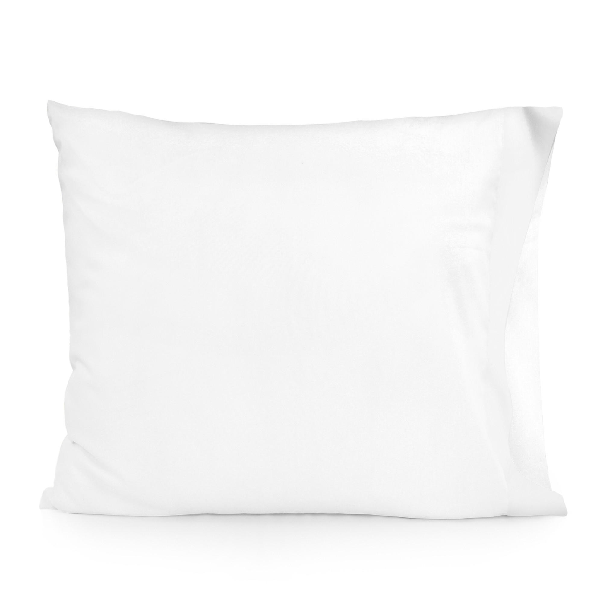 KISSENBEZUG Basic percal Weiss 60x70 cm - Weiß, Textil (60/70cm) - Happy Friday
