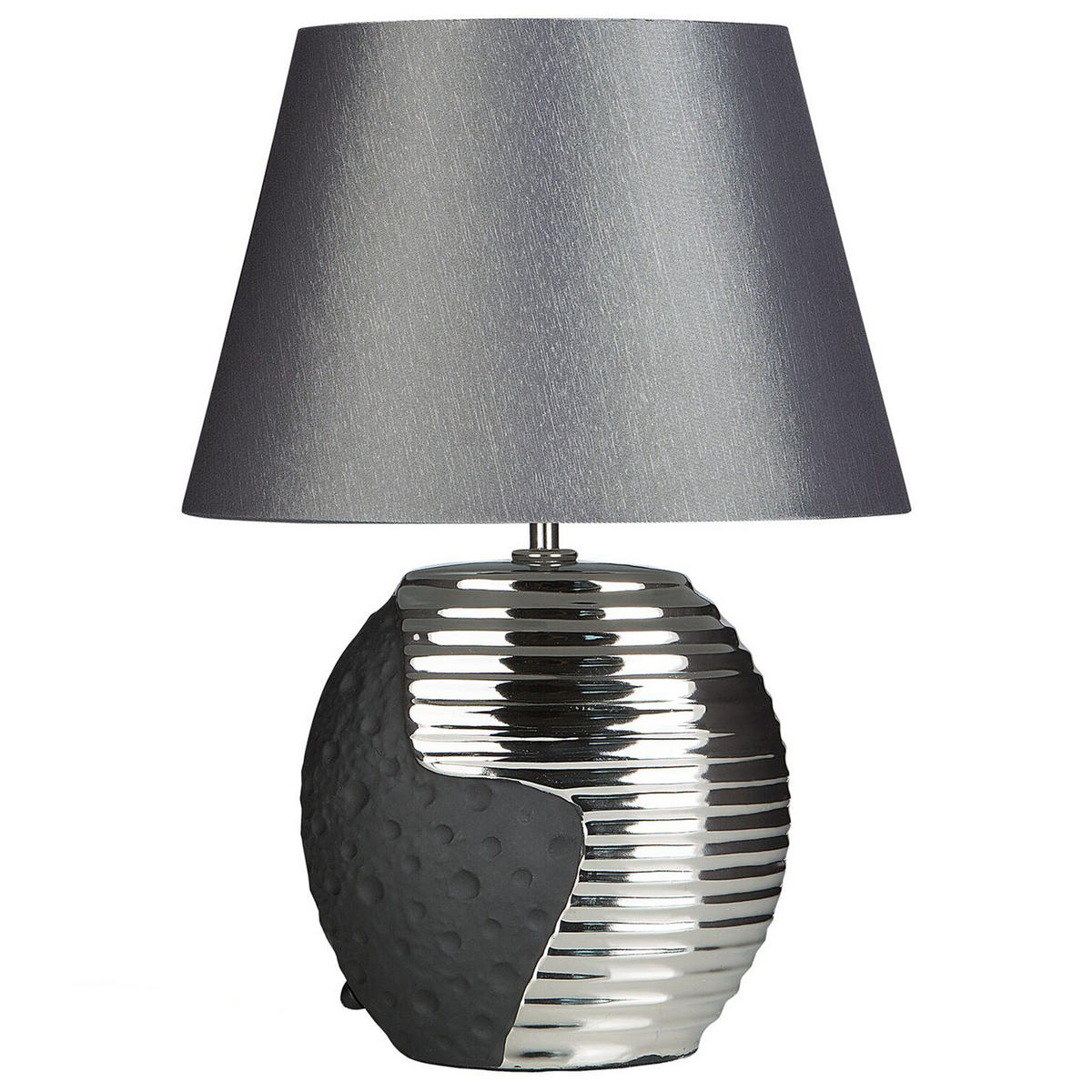 TISCHLAMPE Esla 30/30/41 cm - Schwarz, Keramik (30/30/41cm) - Beliani