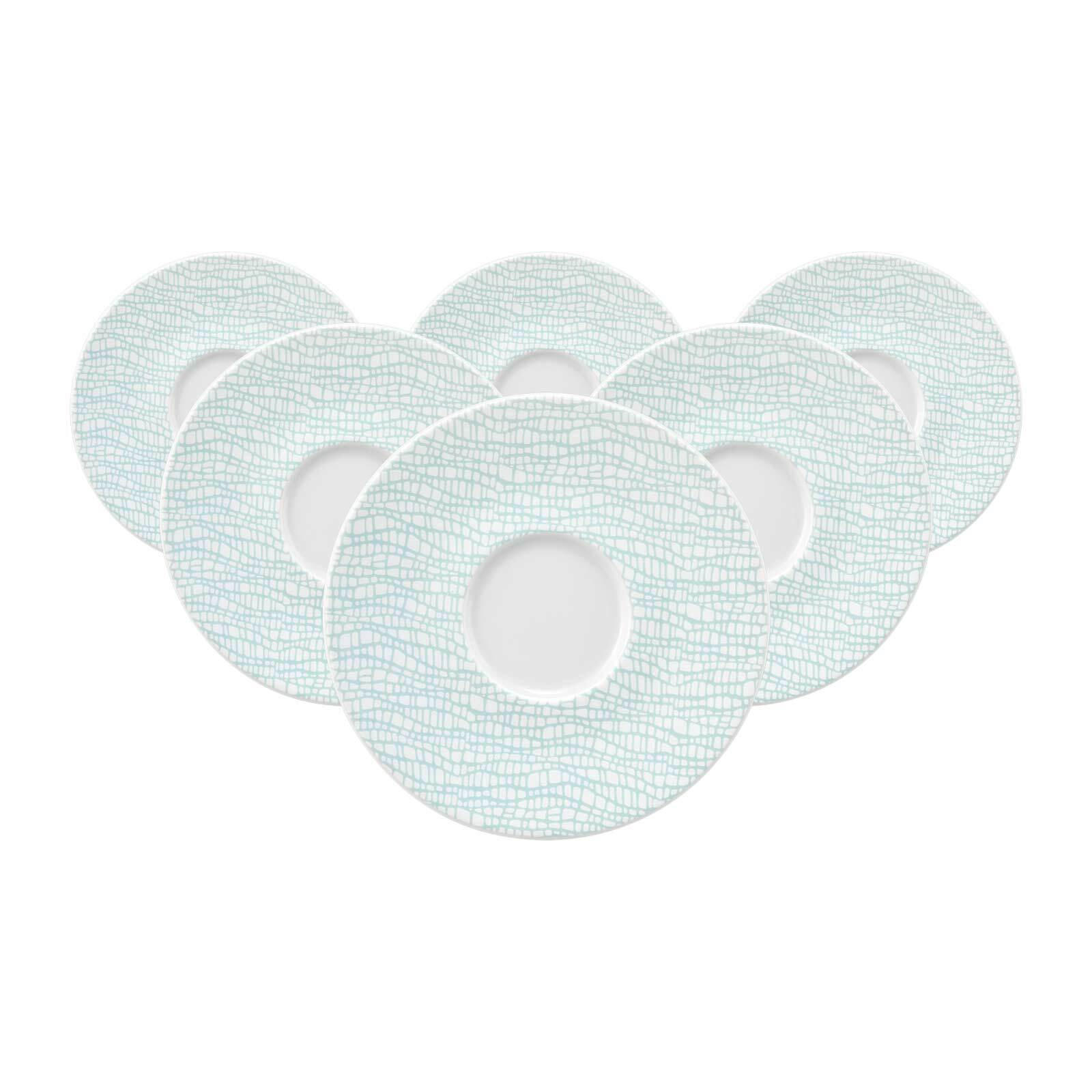 UNTERTASSEN Life Fashion Green Chic ø 16,5 cm 6er Set - Grün, Keramik (16.5cm) - Seltmann Weiden
