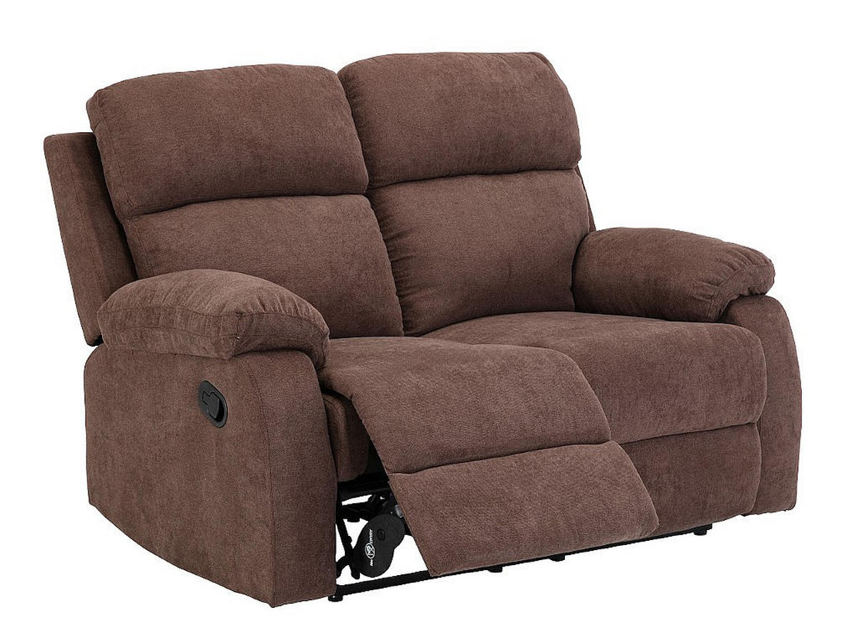 RELAXSOFA - -Sitzer - Stoff - Braun - - Braun, Textil (146/100/96cm) - Vente-Unique