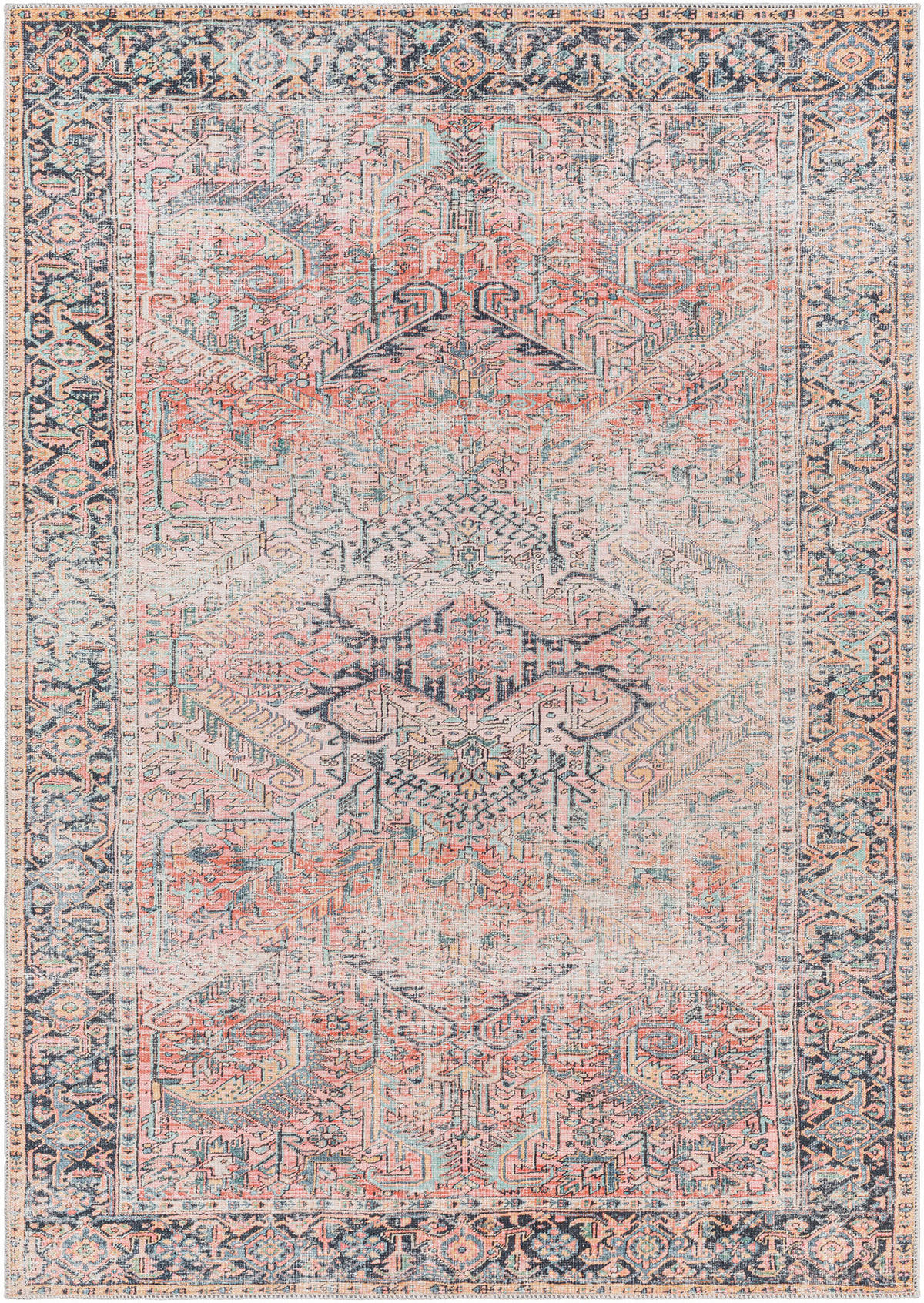 TEPPICH Maschinenwaschbar 200/275 cm Blau - Blau, Naturmaterialien/Textil (200/275cm) - LIVABLISS