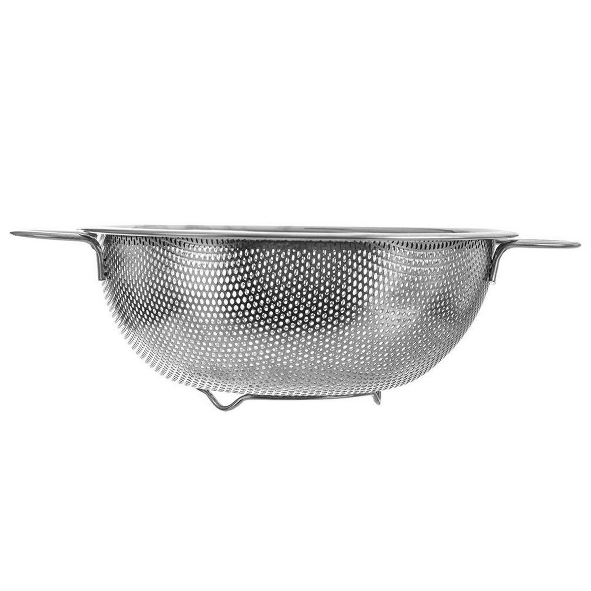KÜCHENSIEB ANETT Silber 20,5 cm - Silberfarben, Metall (20.5cm) - Orion 