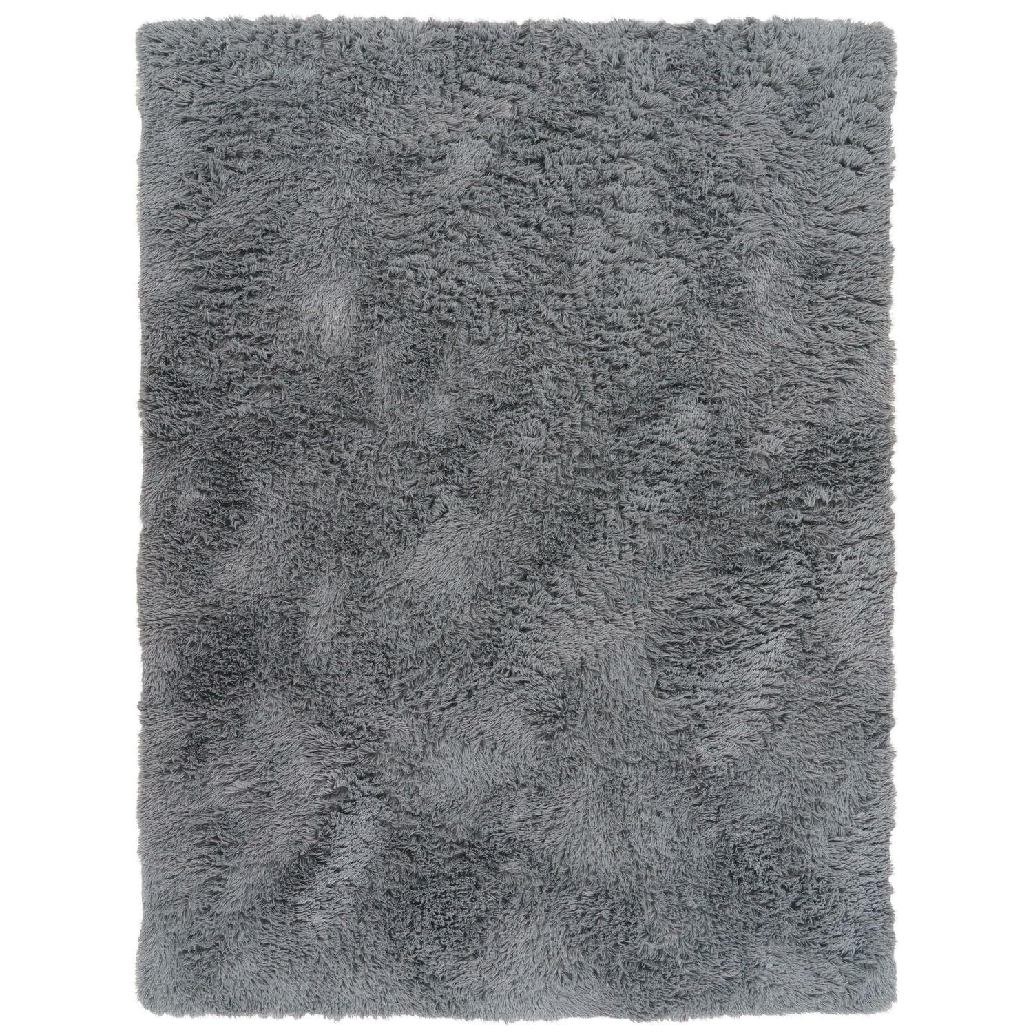HOCHFLORTEPPICH Grau 140 x 200 cm - Grau, Kunststoff (140/200cm) - TT Home