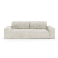 POHOVKA Fabio 3MÍSTNÁ Bílá - bílá, dřevo (260/82/102cm) - Petits-meubles