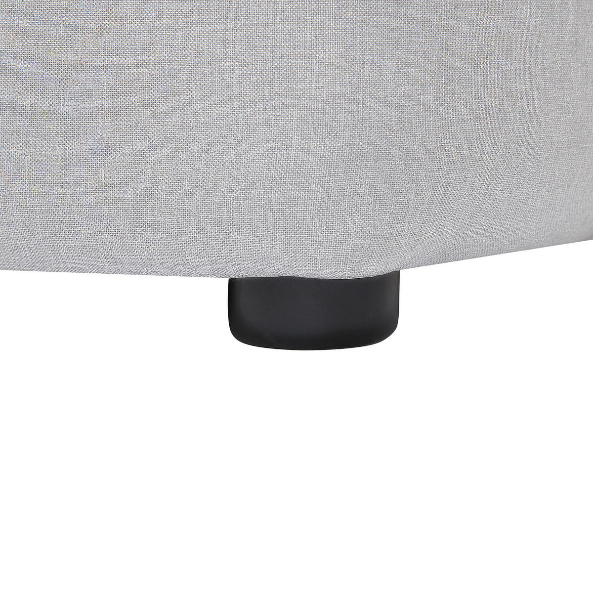 ECKSOFA Polsterbezug Hellgrau Dolva - Hellgrau, Textil (294/170cm) - Beliani