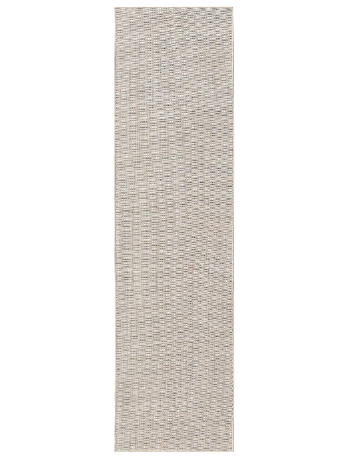 OUTDOORTEPPICH Lou Weiß 80x300 cm - Weiß, Kunststoff (80/300cm) - benuta