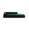 SOFA modular links Bellis aus Boucle petrol 4 Sitzplätze - Petrol, Textil (282/70/94cm) - Micadoni