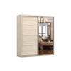 SCHIEBETÜRENSCHRANK - Schrank POSA 42 Sonoma - Sonoma Eiche, Holzwerkstoff (203/218/61cm) - Möblo