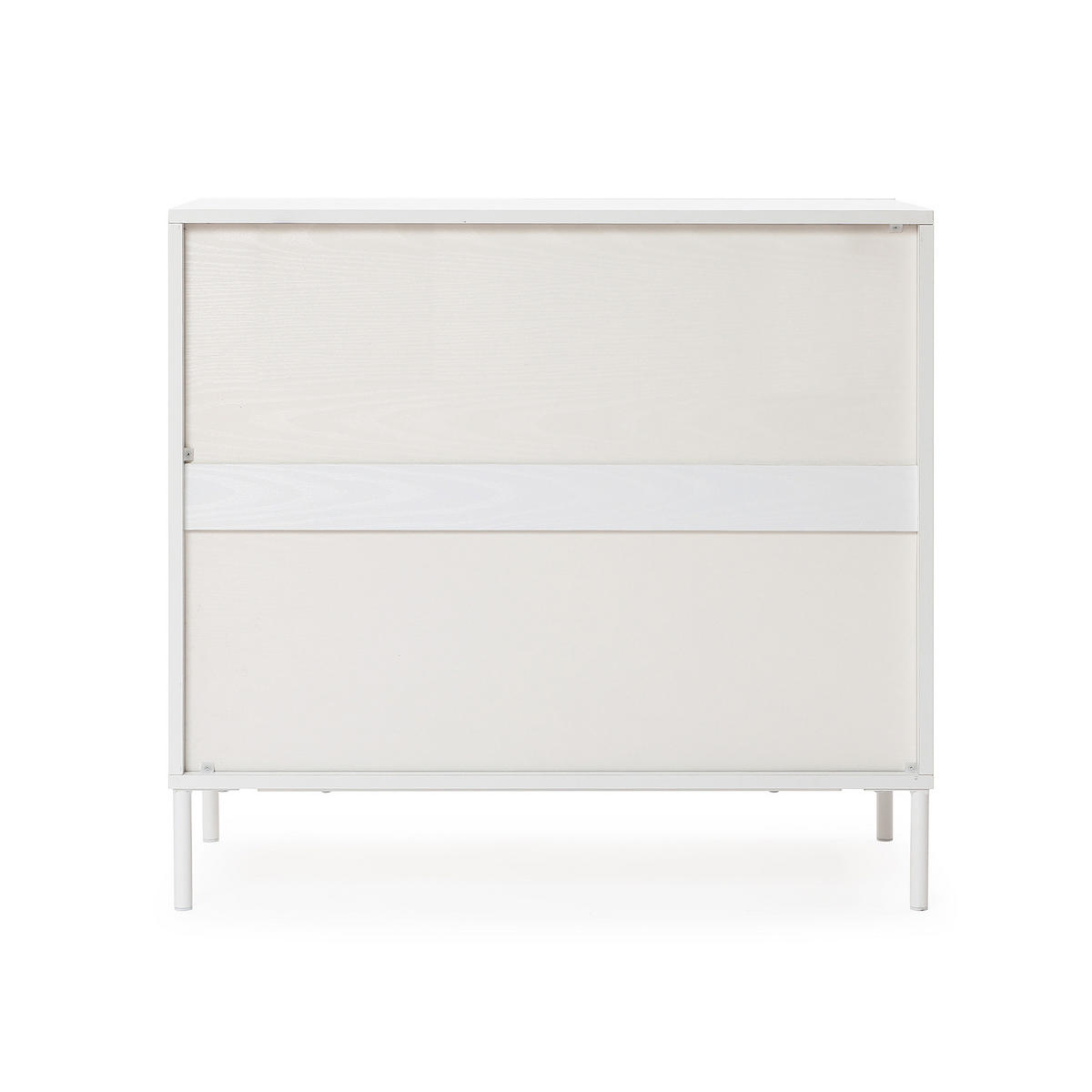 KOMMODE, Holz, Weiß - Weiß, Holzwerkstoff/Metall (80/75/40cm) - Hometopia