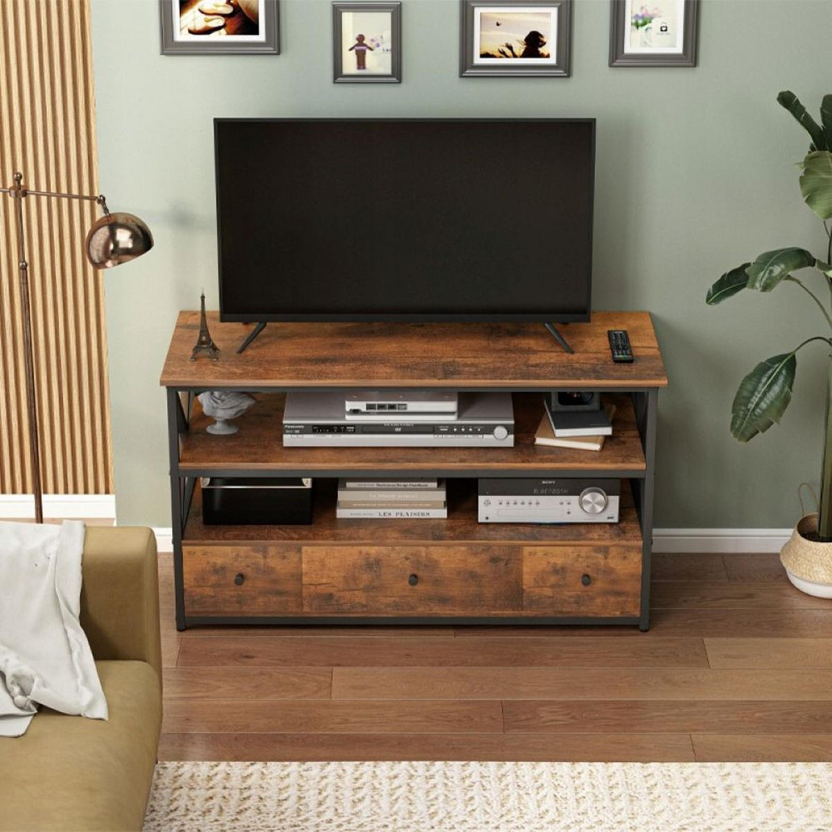 KOMMODE, braun 110/40/63 cm - Braun, Holzwerkstoff (118/15/46.5cm)