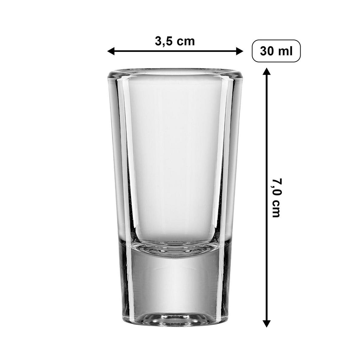 SCHNAPSGLÄSER Niko transparent 30 ml 36er Set - Transparent, Glas (0.03L) - Ritzenhoff Breker
