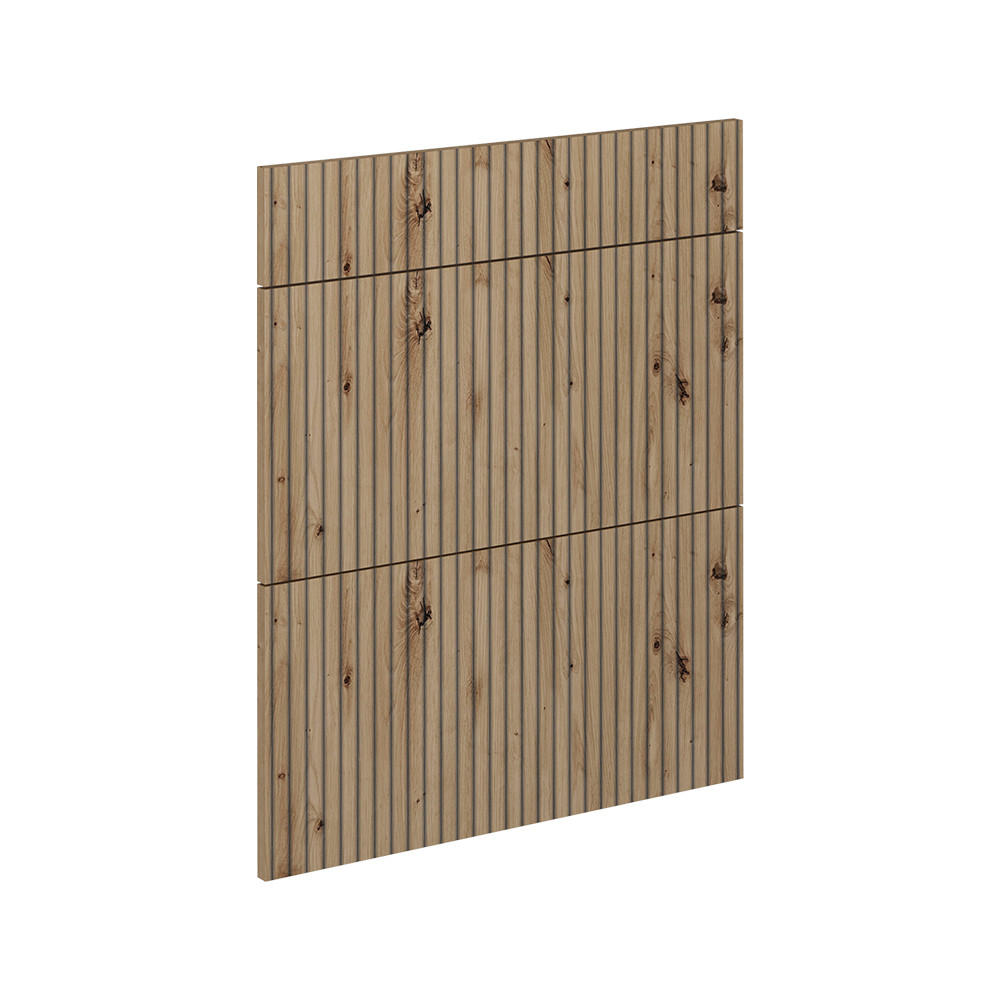 K&Ouml;KSFRONT R-Line Hantverks ek 59.6x70.4 cm m&ouml;belfront f&ouml;r undersk&aring;p med l&aring;dor Ek Artisan 70.4/59.6/1.6 cm