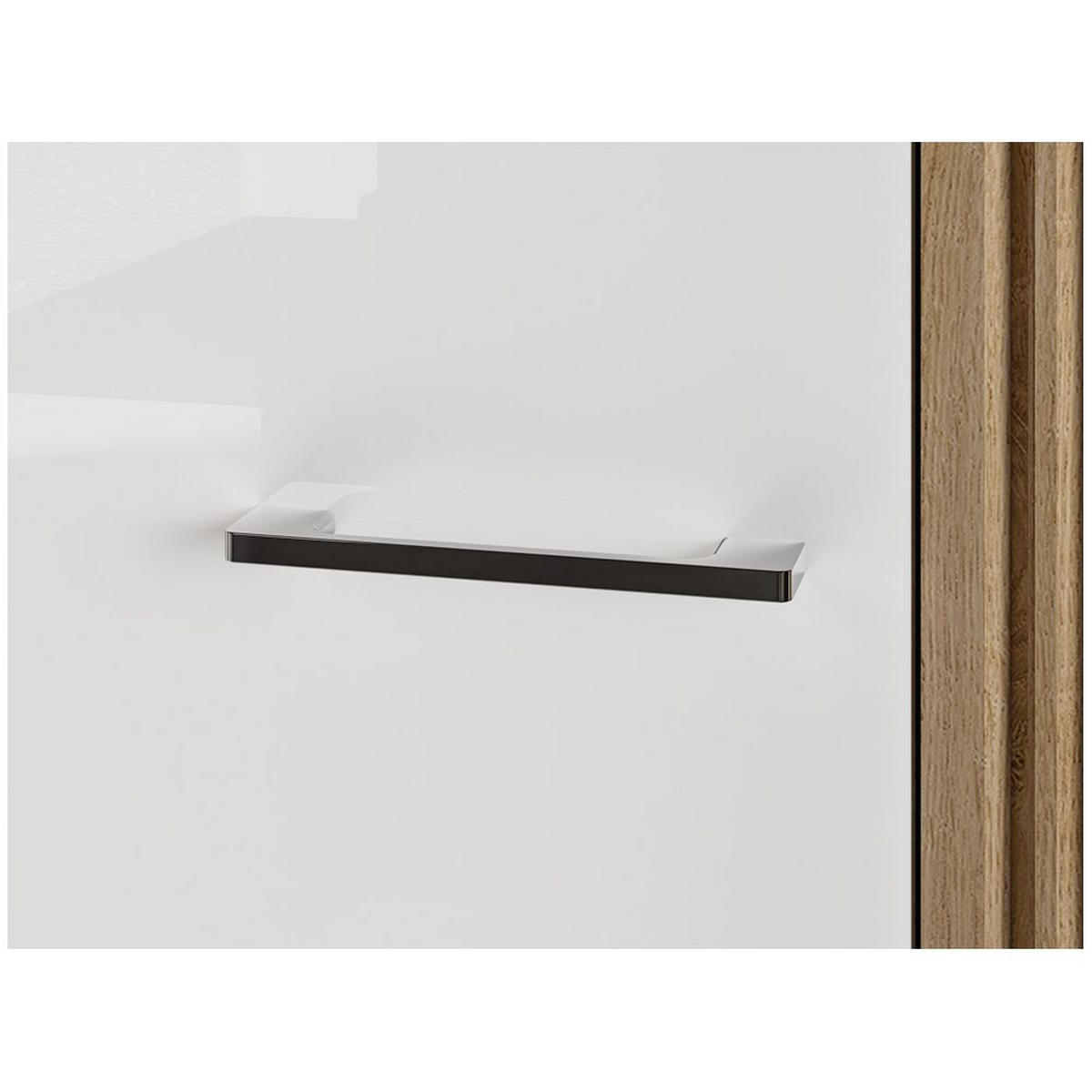 KLEIDERSCHRANK Akron-131 - Weiß, Holzwerkstoff (92/196/56cm) - Lomado