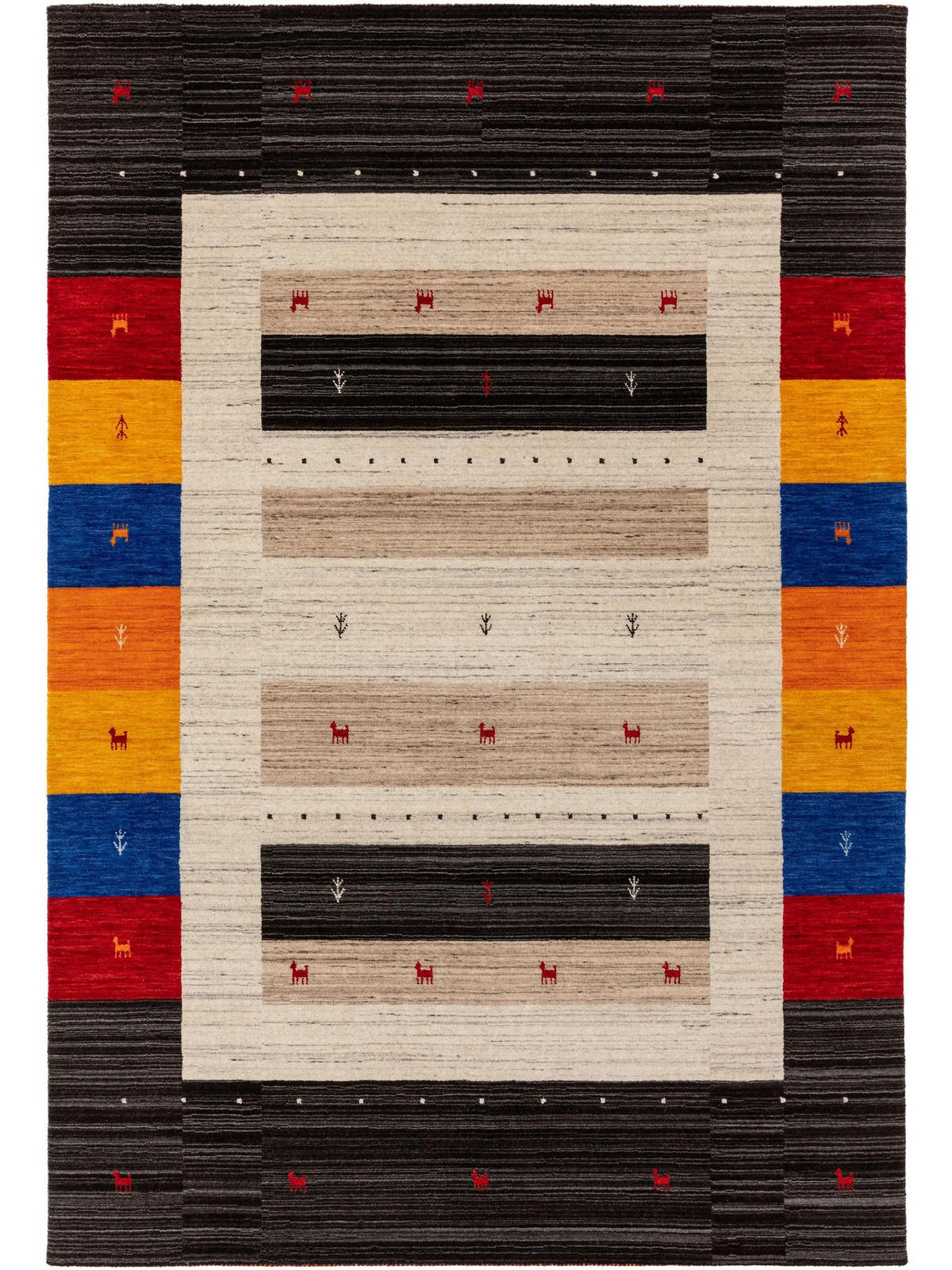 VOLNENA preproga Jamal večbarvna 120x170 cm - večbarvno, tekstil/naravni materiali (120/170cm) - benuta Nest