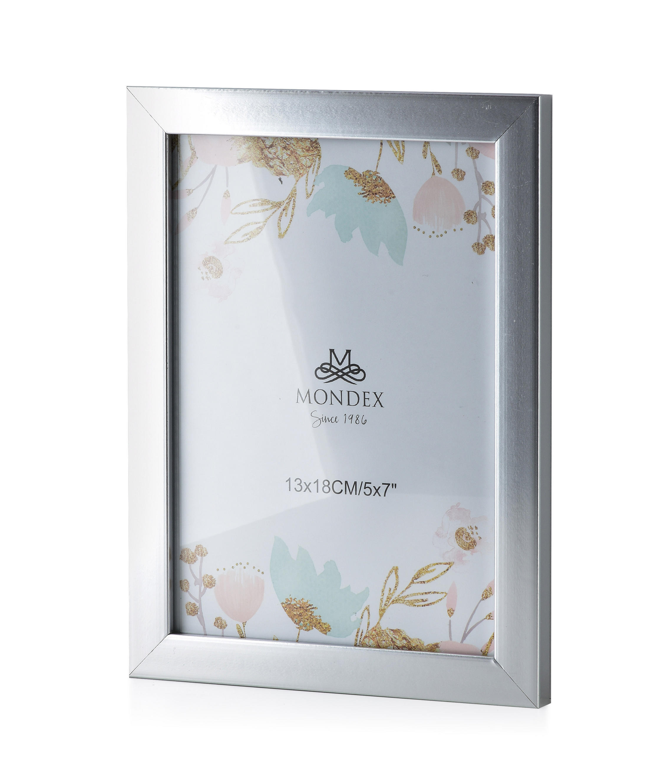BILDERRAHMEN Adi Silber 20/15/1 cm Kunstoff - Silberfarben, Kunststoff (15/1/20cm) - Mondex