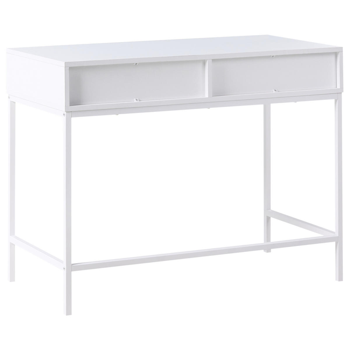 KONSOLENTISCH Weiß Adelaide - Weiß, Holzwerkstoff (50/77/100cm) - Beliani