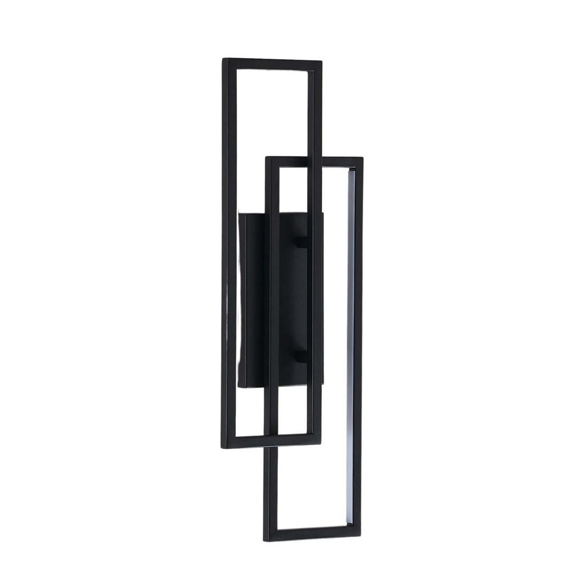 WANDLEUCHTE Torello, Schwarz, 50cm - Schwarz, Metall (5.7/50/18.5cm) - KOSILUM