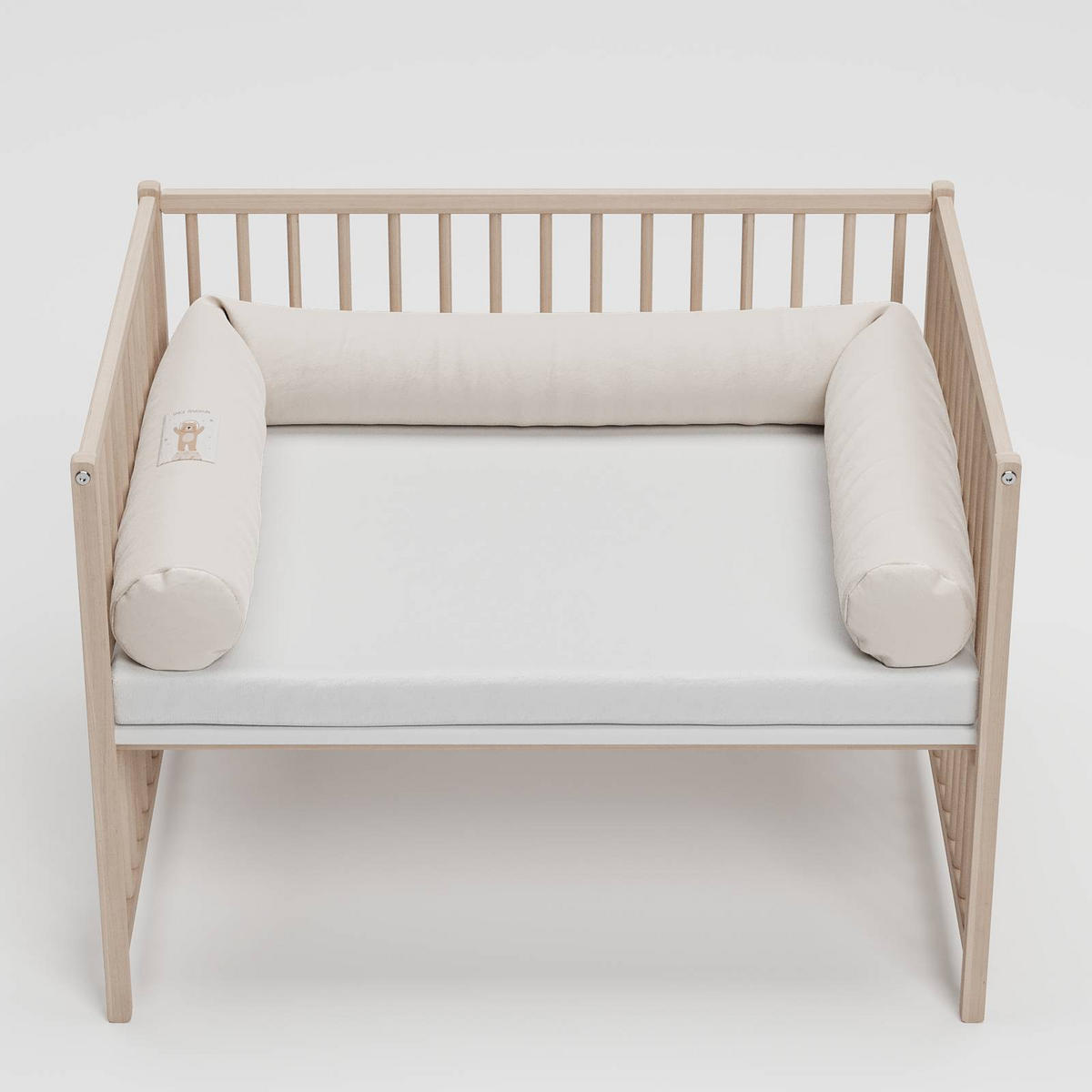 NESTCHENSCHLANGE Cozy "Space Adventure Coconut Milk" 190 cm Bettschlange - Hellbraun/Beige, Textil (15/190cm) - Sämann – make a difference.