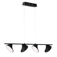 LED HÄNGELEUCHTE Schwarz Metall - Schwarz, Metall (105/12/150cm) - Wofi