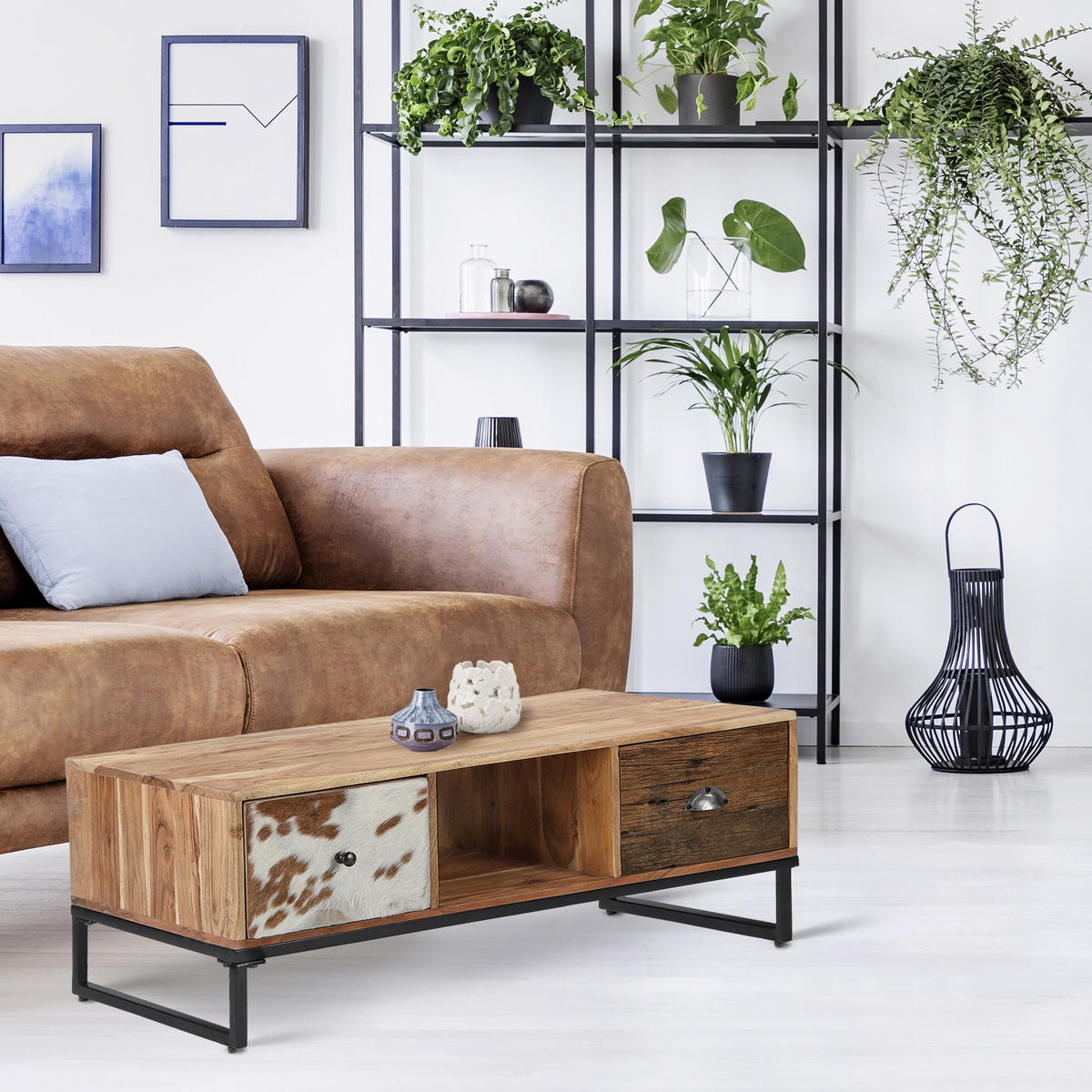 TV-LOWBOARD - Braun, Holz (50/40/110cm) - WOMO-DESIGN