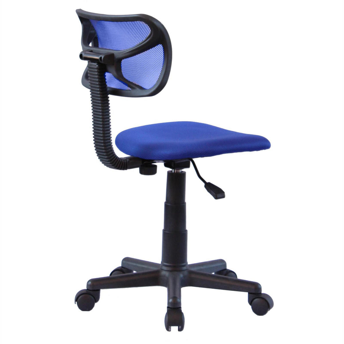 KINDERDREHSTUHL MILAN - Blau, Kunststoff/Textil (42/85/48cm) - IDIMEX