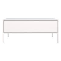 KONFERENČNÍ STOLEK Vilavio bílý 100/50 c - bílá, kov/kompozitní dřevo (50/100/40cm) - Selsey