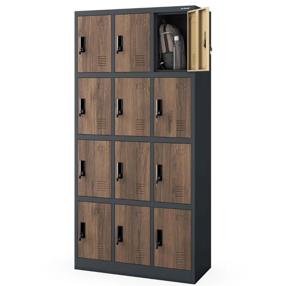 Jan Nowak Schliessfachschrank Anthrazit 90x185x40 cm