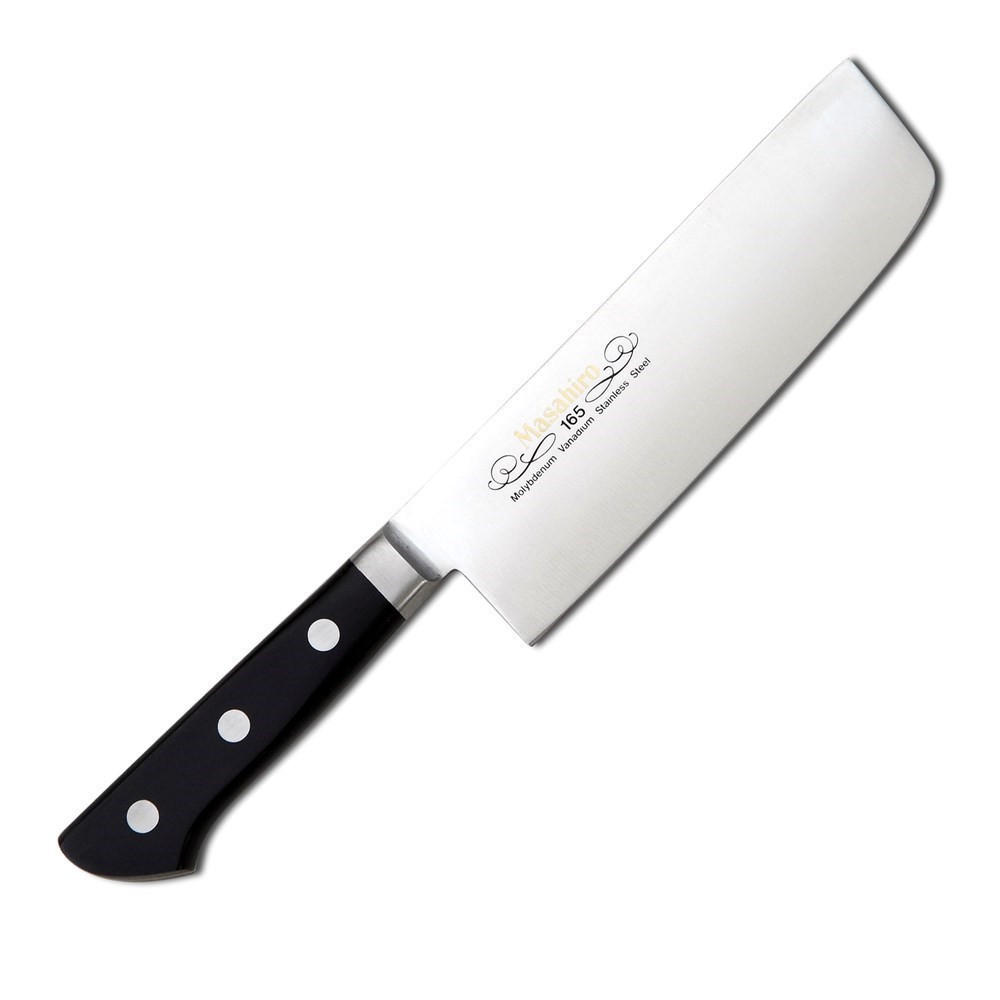 GEMÜSEMESSER Silber 28.5/4.9/28.5 cm 13735 - Silberfarben, Holz (28.5cm) - Masahiro 