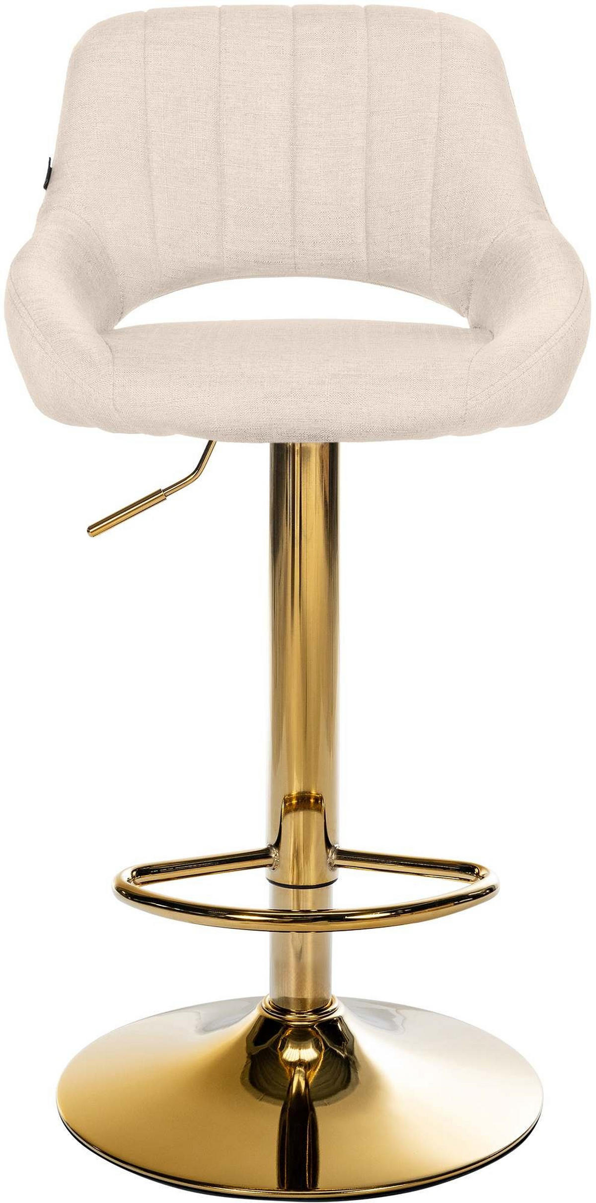 BARHOCKER Milet 85x47x48 cm creme - Creme, Textil (47/85/48cm) - furnicato