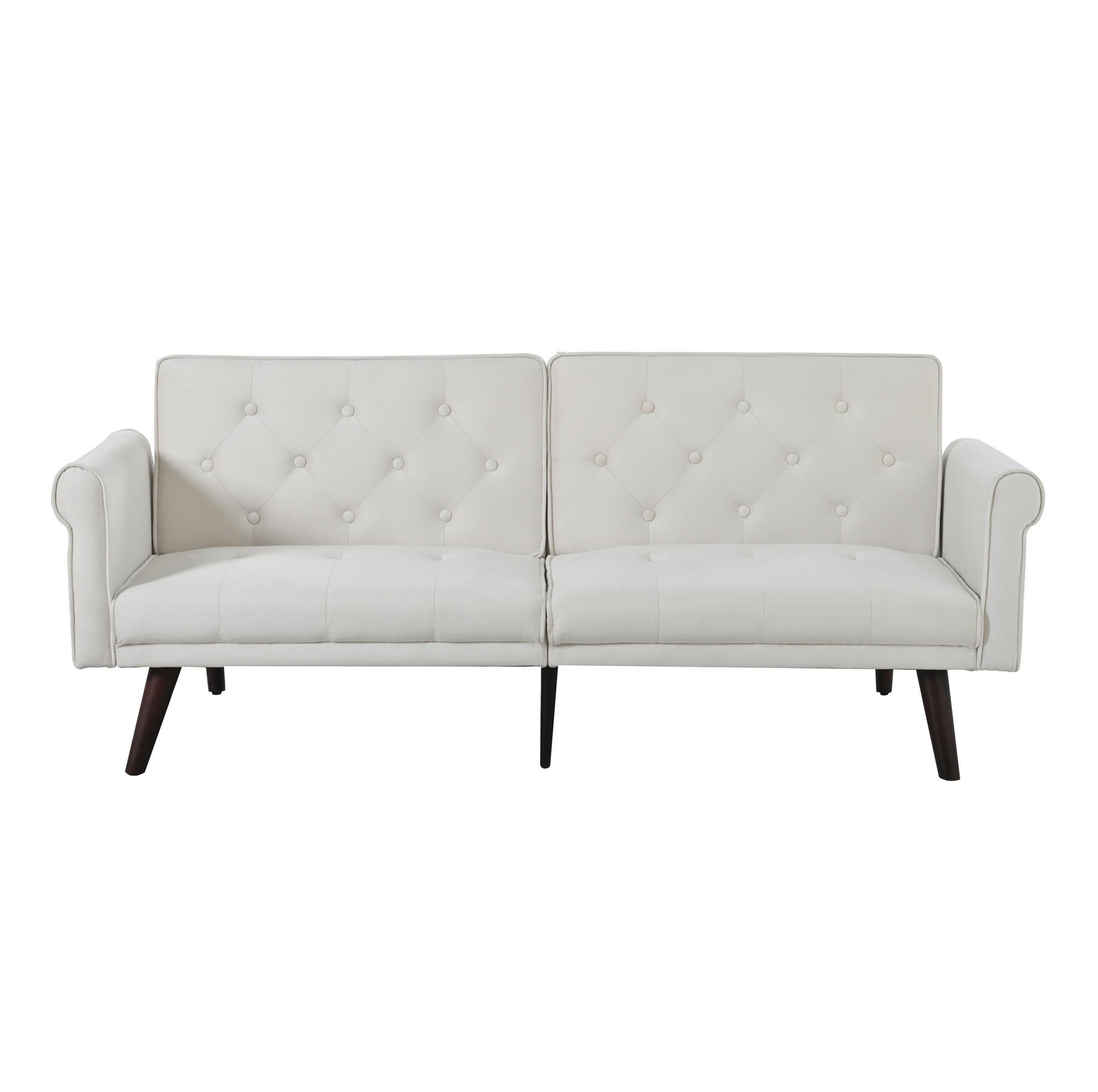 SCHLAFSOFA 2-Sitzer mit verstellbaren Rückenlehnen, 2-in-1 Gästebett und 6-Punkt-Konstruktion, Beige - Beige, Textil (172/70/89cm) - Redom