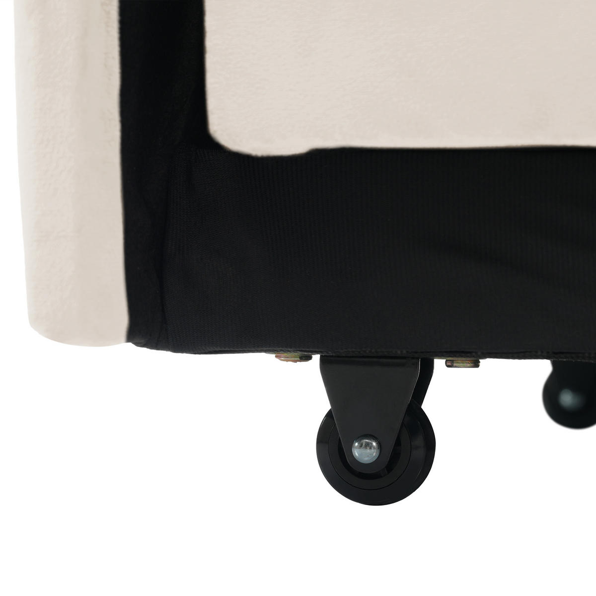 SCHLAFSESSEL DE-35323 3-in-1 mit Getränkehaltern Beige - Beige, Metall (167/76/83cm) - ComfortXL