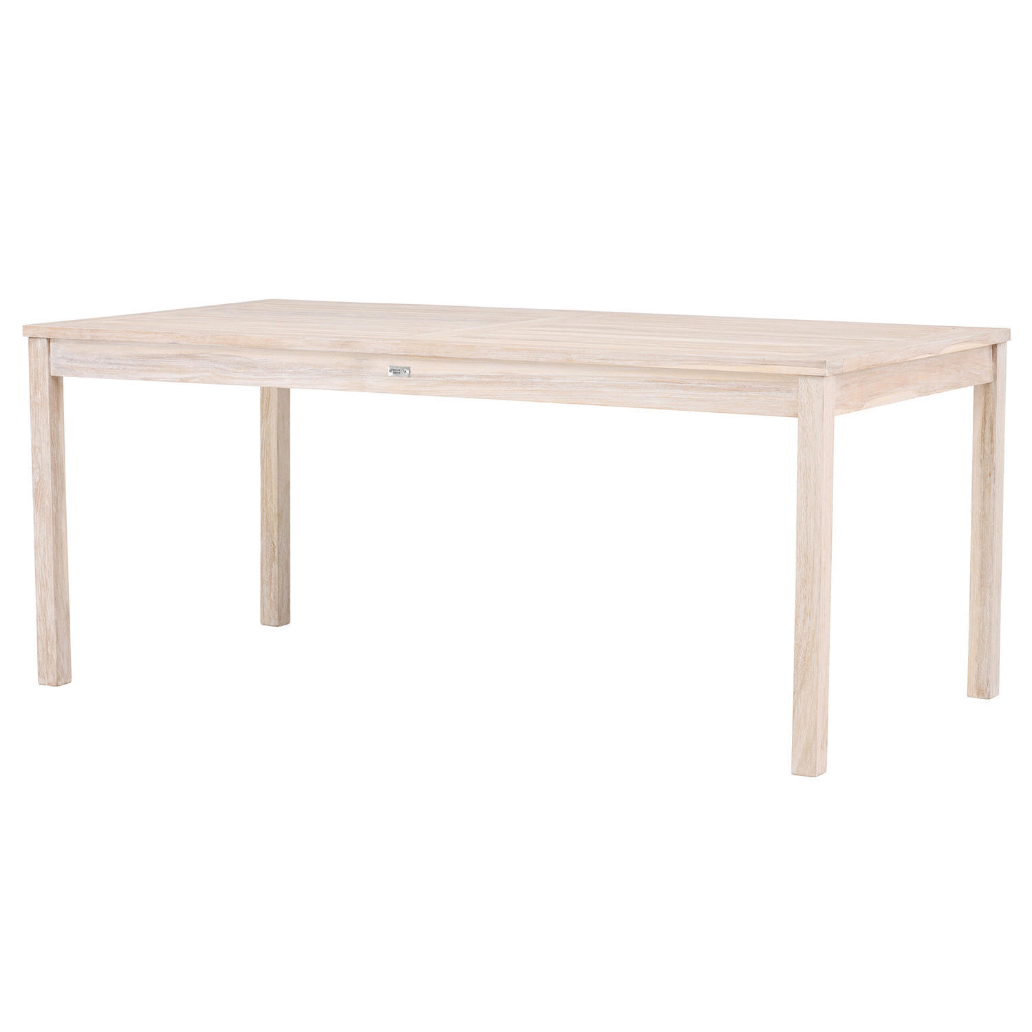 GARTENTISCH - Weiß - Holz teilmassiv - 90 x 75 x 180 cm - Weiß, Holz (180/90/75cm) - home24