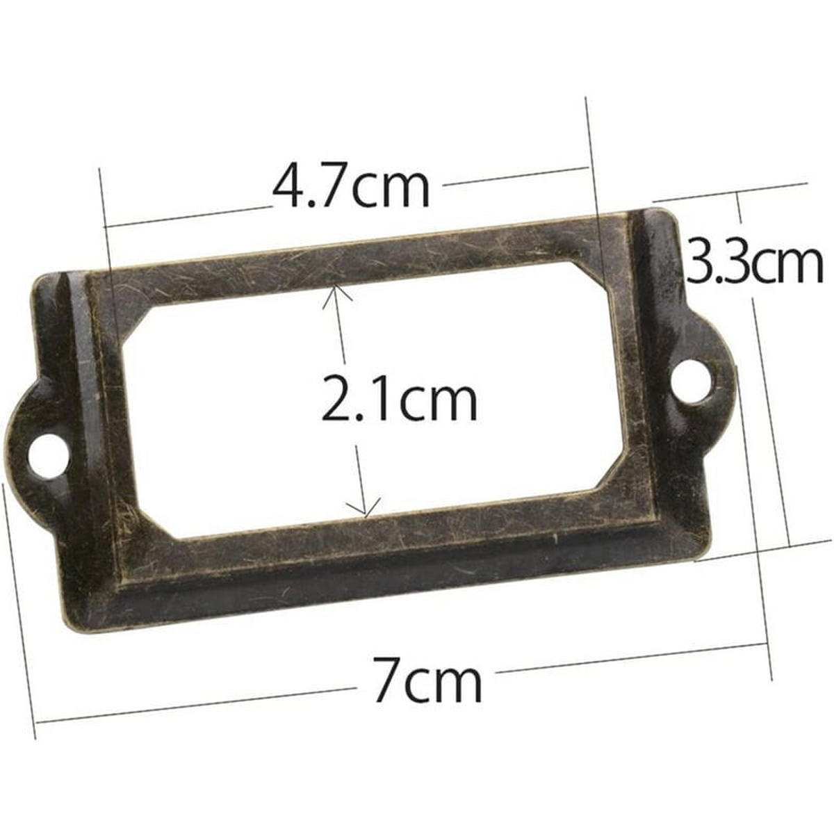 MÖBELGRIFF 30er-Set 70x33 mm - Orange, Metall (3.3/1.5/7cm)