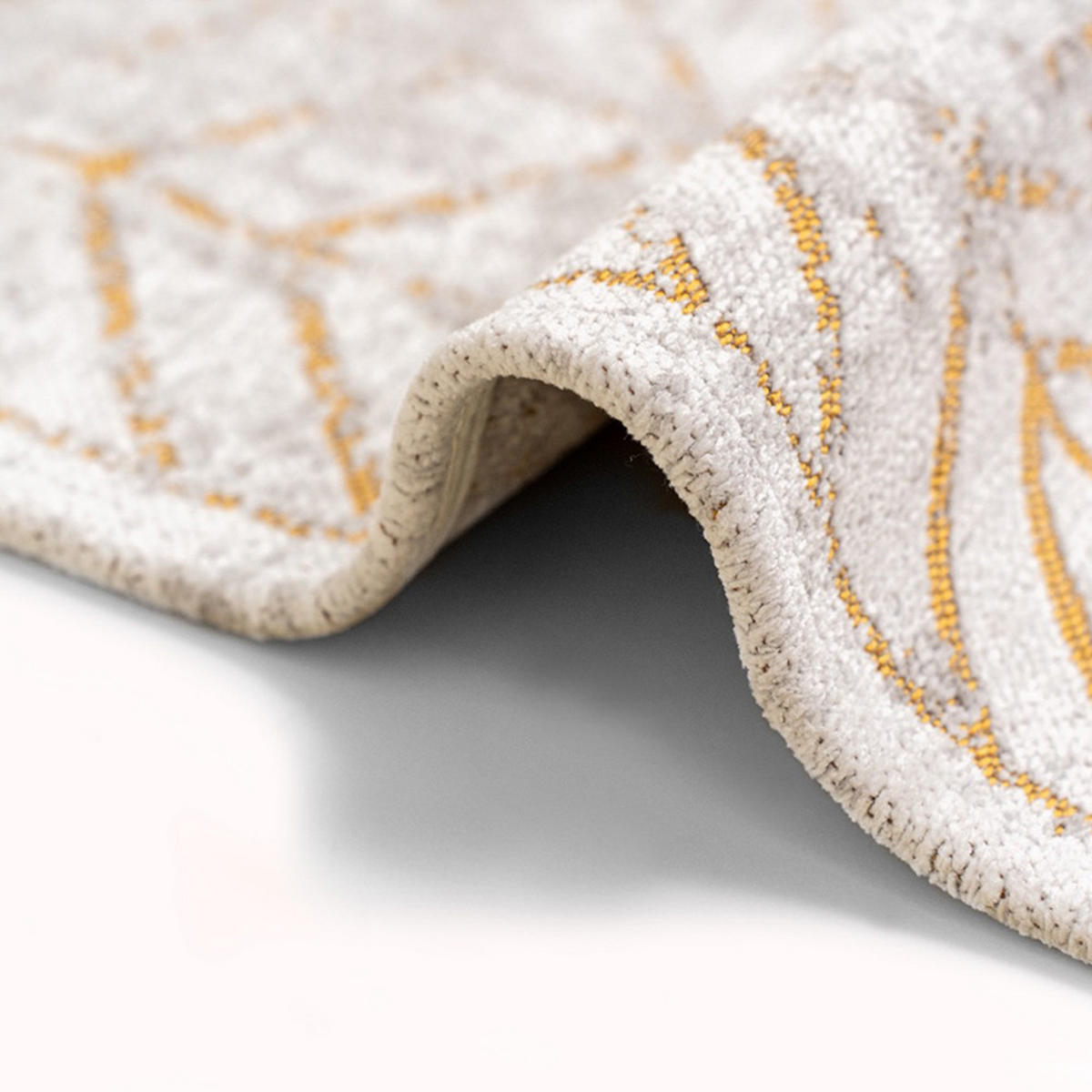 TEPPICH Central Yellow Mad Men Jacob's Ladder 170/240 cm - Beige, Textil (170/240cm) - Louis De Poortere