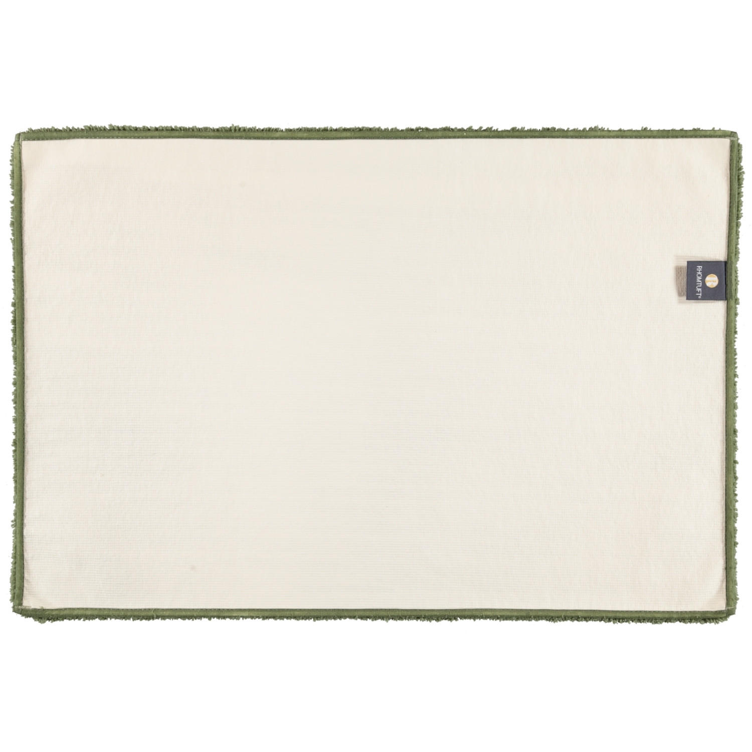 BADTEPPICHE SQUARE OLIVE - 404 - Grün, Textil (60/90cm) - Rhomtuft