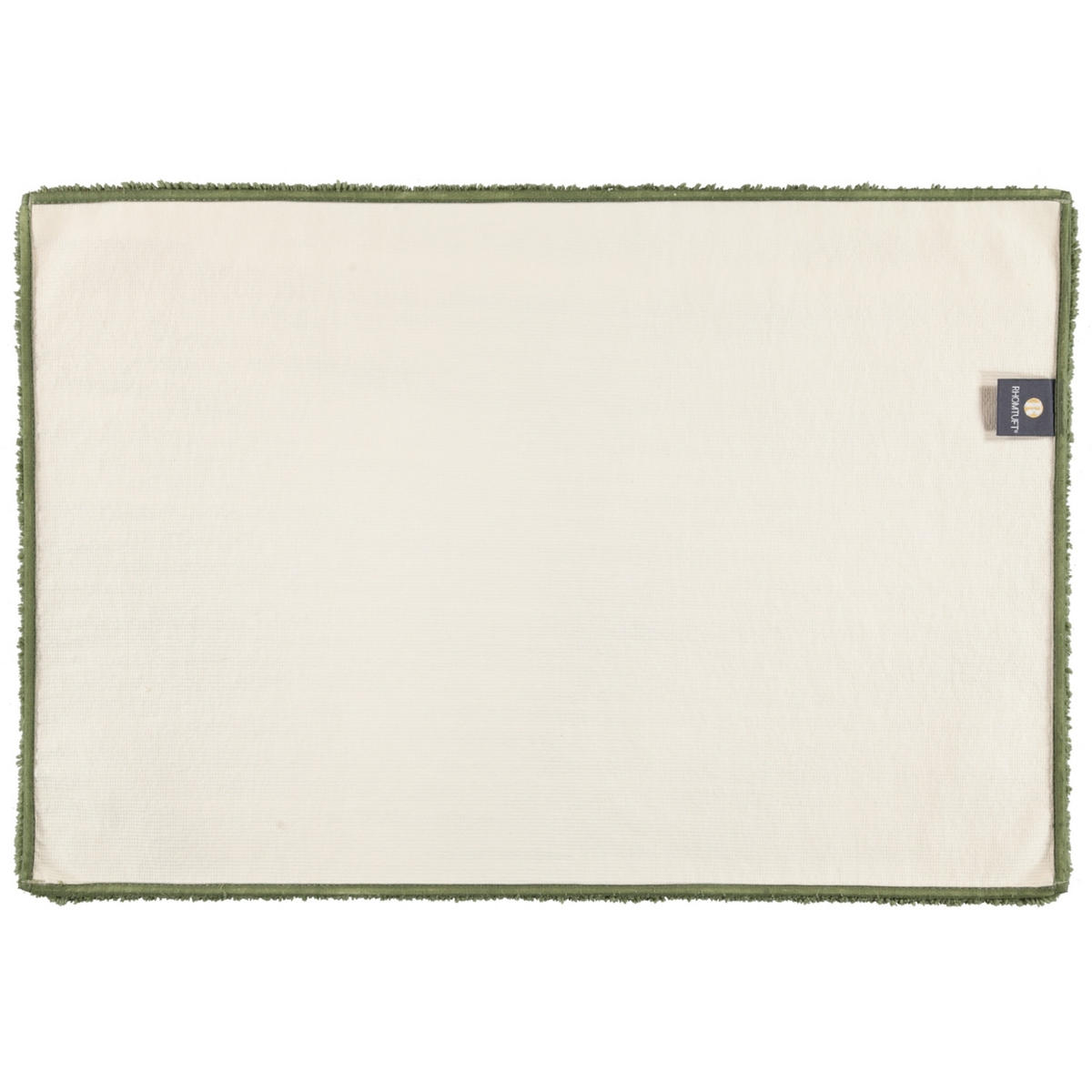 BADTEPPICHE SQUARE OLIVE - 404 - Grün, Textil (60/90cm) - Rhomtuft