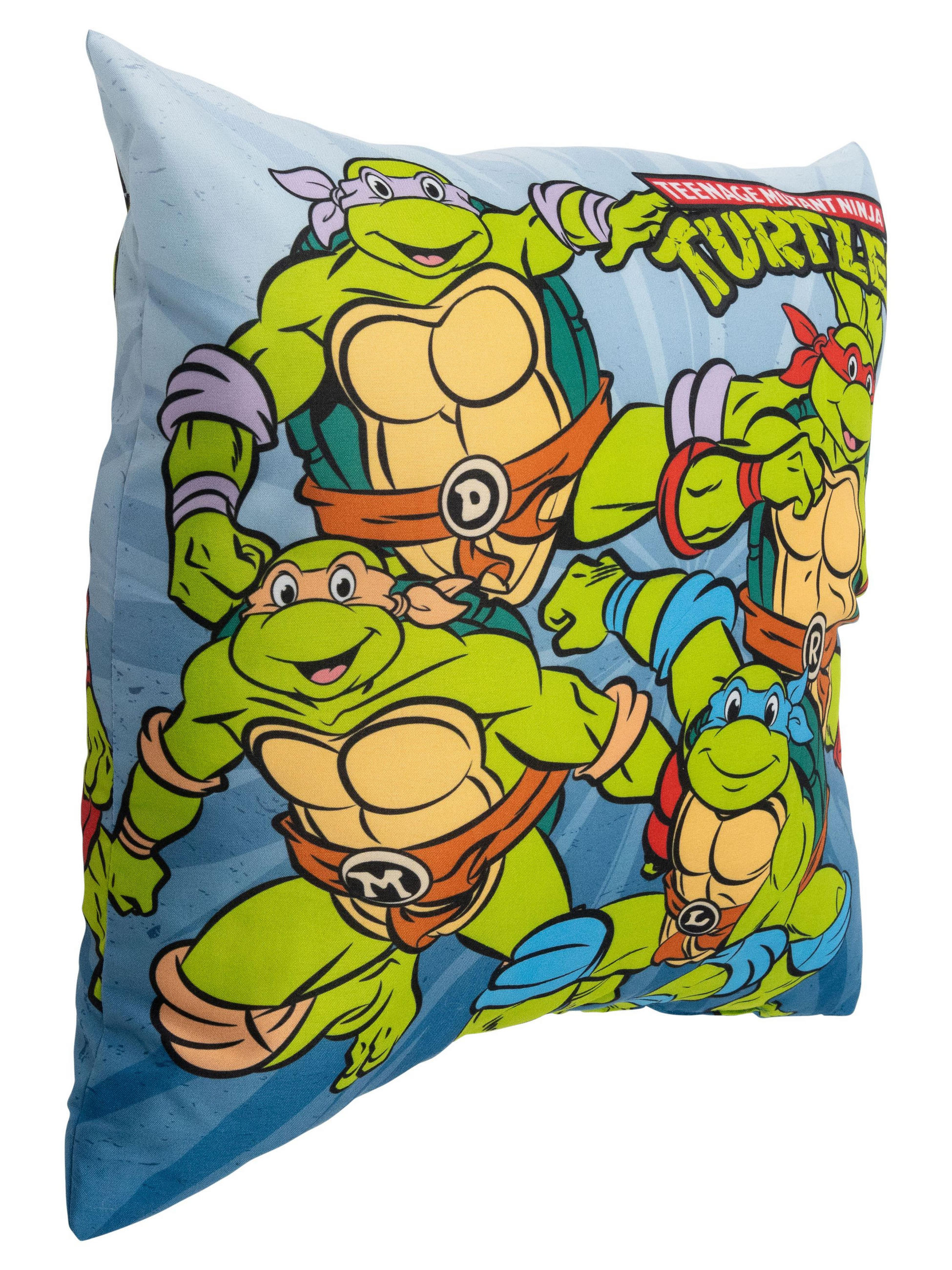 KINDERKISSEN Teenage Mutant Ninja Turtles Blau 40 x 40 cm - Blau, Textil (40/40cm) - United Labels