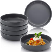 PASTASCHALEN LEEDS NIGHTSKY - 6 teilig aus Steingut - Dunkelgrau, Stein (20.5cm) - Sänger