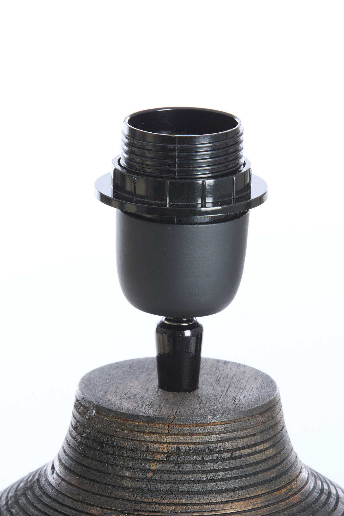 LAMPENFUSS Khomai Braun Ø26/31,5 cm - Braun, Holz (26/26/31.5cm) - Light & Living