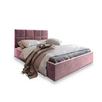POLSTERBETT LIMENA 160x200 cm mit Bettkästen - Rosa - Rosa, Holz (160/200cm) - MASSENO